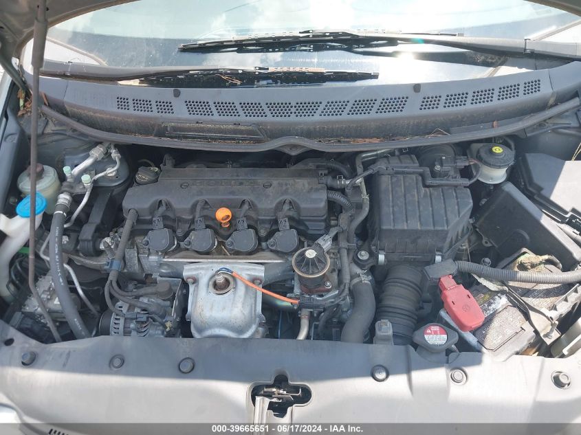 2009 Honda Civic Lx VIN: 2HGFA165X9H365277 Lot: 39665651