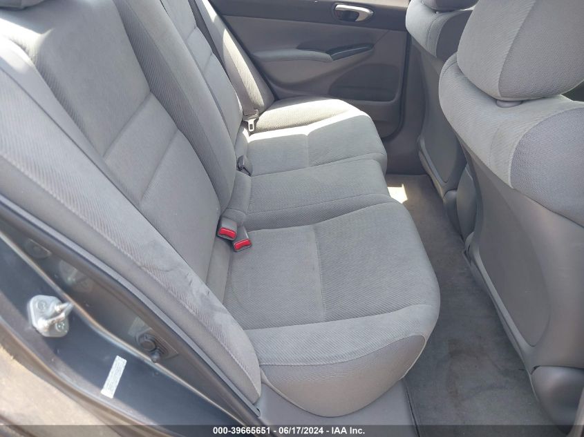 2009 Honda Civic Lx VIN: 2HGFA165X9H365277 Lot: 39665651