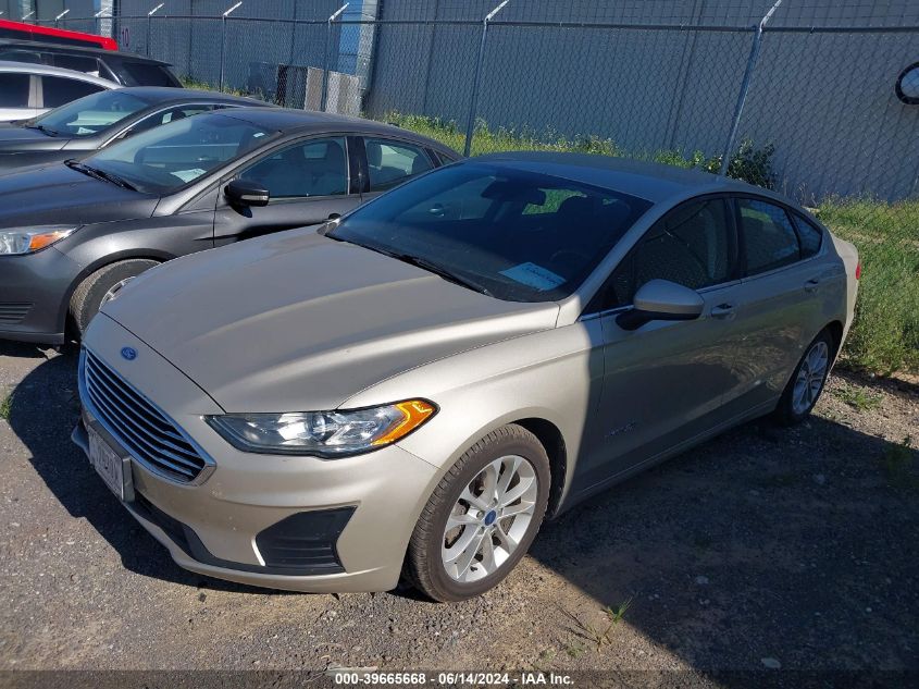 2019 Ford Fusion Hybrid Se VIN: 3FA6P0LU4KR276727 Lot: 39665668