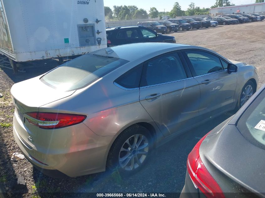 2019 Ford Fusion Hybrid Se VIN: 3FA6P0LU4KR276727 Lot: 39665668