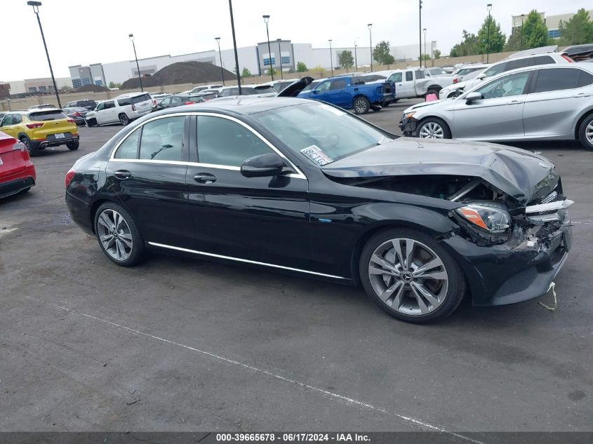 2018 Mercedes-Benz C 350E VIN: 55SWF4HB7JU238533 Lot: 39665678