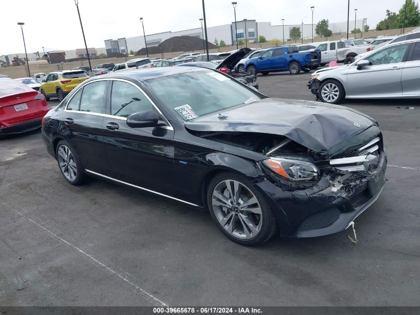 2018 Mercedes-Benz C 350E VIN: 55SWF4HB7JU238533 Lot: 39665678