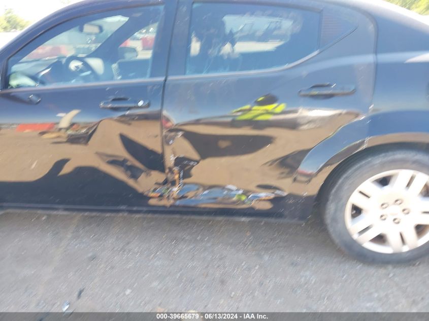 2014 Dodge Avenger Se VIN: 1C3CDZAB1EN143527 Lot: 39665679