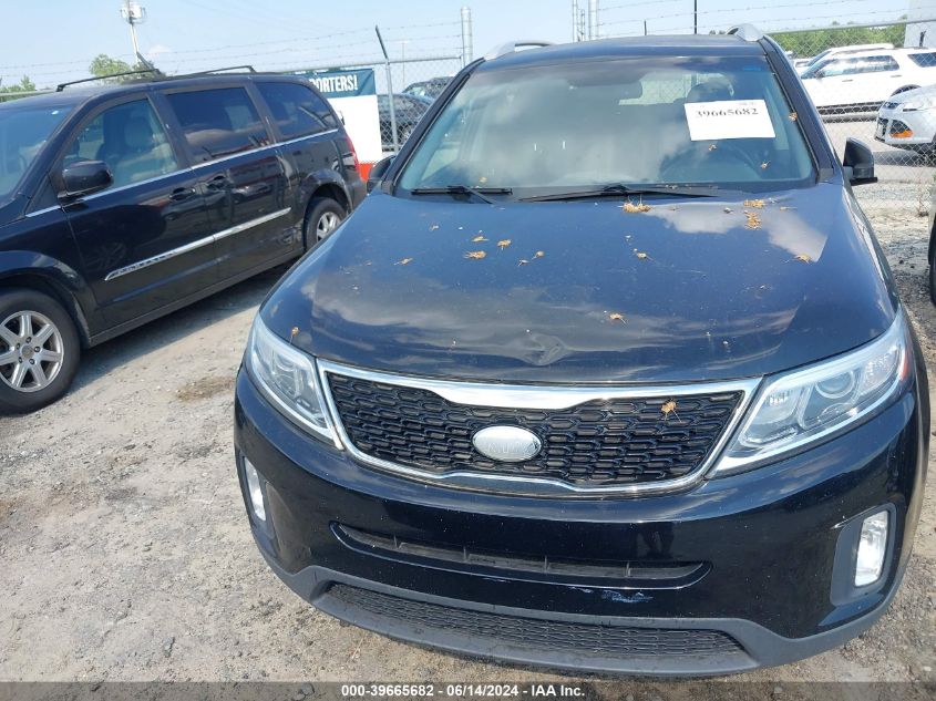 2014 Kia Sorento Lx VIN: 5XYKT4A60EG536359 Lot: 39665682