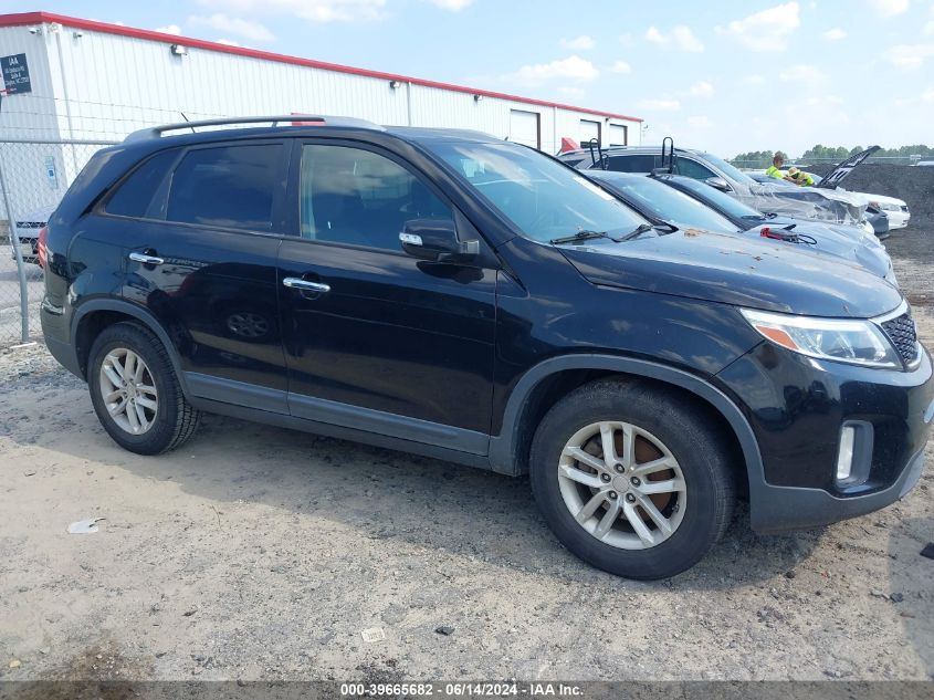 2014 Kia Sorento Lx VIN: 5XYKT4A60EG536359 Lot: 39665682