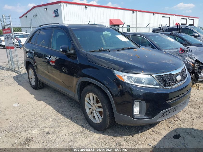 2014 Kia Sorento Lx VIN: 5XYKT4A60EG536359 Lot: 39665682