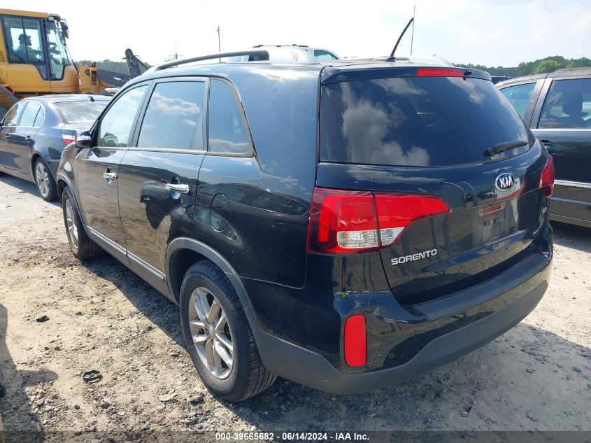 2014 Kia Sorento Lx VIN: 5XYKT4A60EG536359 Lot: 39665682