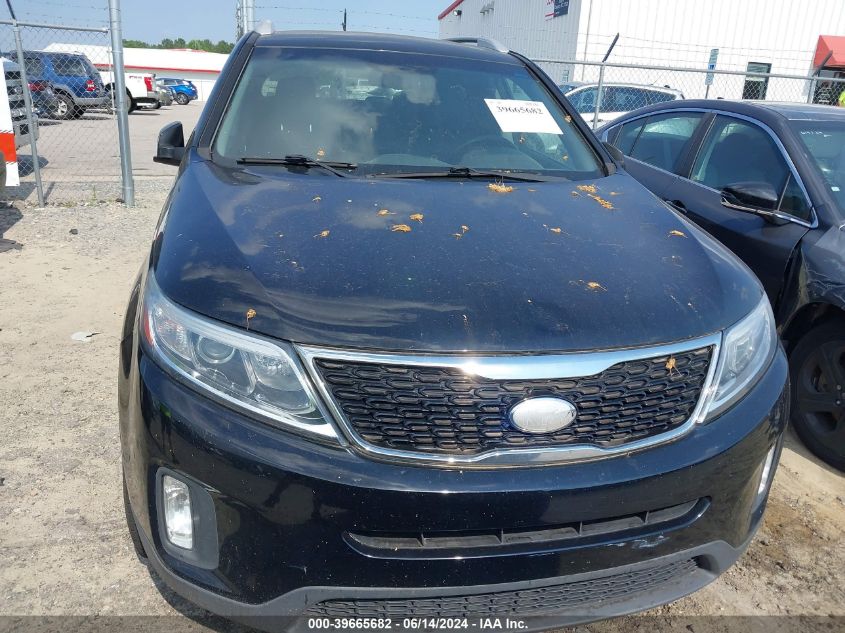 2014 Kia Sorento Lx VIN: 5XYKT4A60EG536359 Lot: 39665682