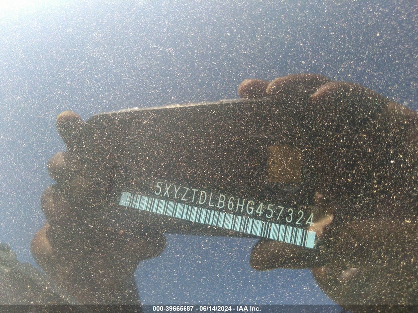 2017 Hyundai Santa Fe Sport 2.4L VIN: 5XYZTDLB6HG457324 Lot: 39665687