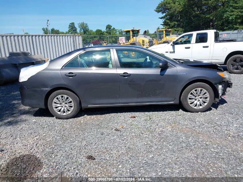 2014 Toyota Camry Hybrid Le VIN: 4T1BD1FK1EU111096 Lot: 39665708