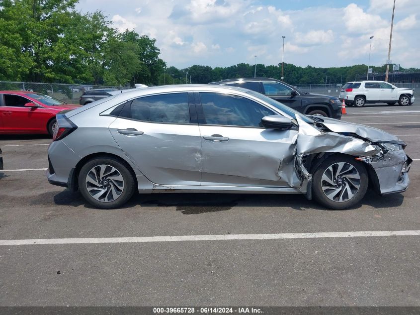 2018 Honda Civic Lx VIN: SHHFK7H23JU431534 Lot: 39665728