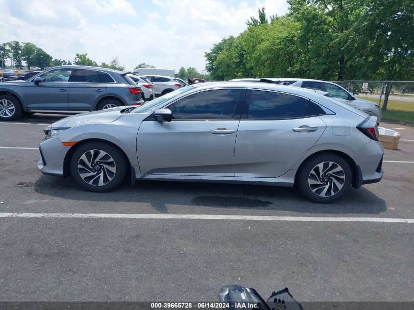 2018 Honda Civic Lx VIN: SHHFK7H23JU431534 Lot: 39665728