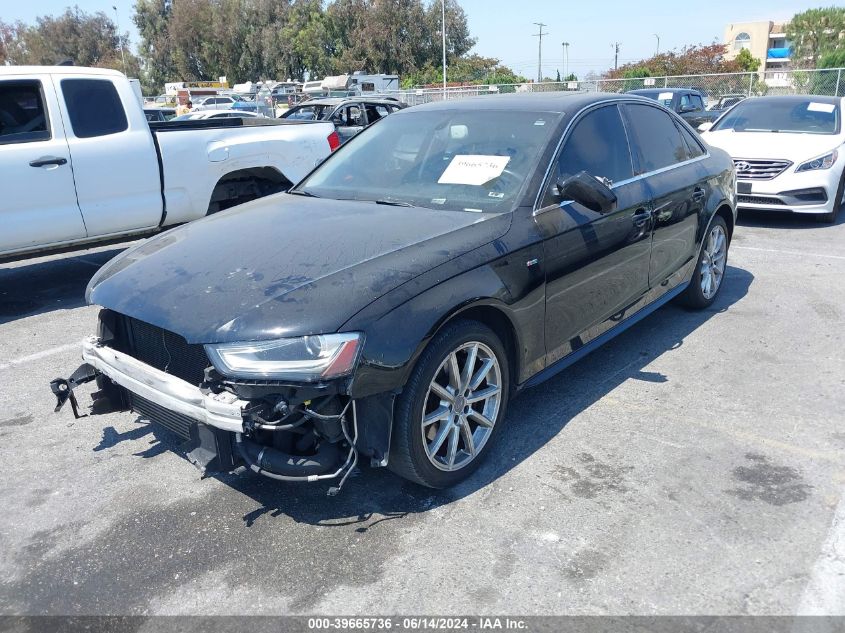 2014 Audi A4 2.0T Premium VIN: WAUEFAFL1EA118889 Lot: 39665736