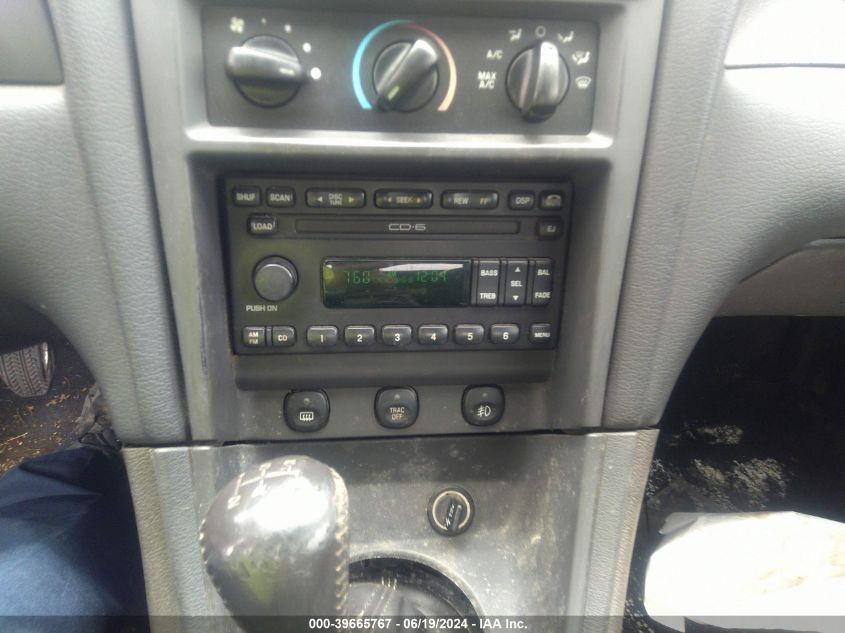 2002 Ford Mustang Gt VIN: 1FAFP45X92F229835 Lot: 39665767