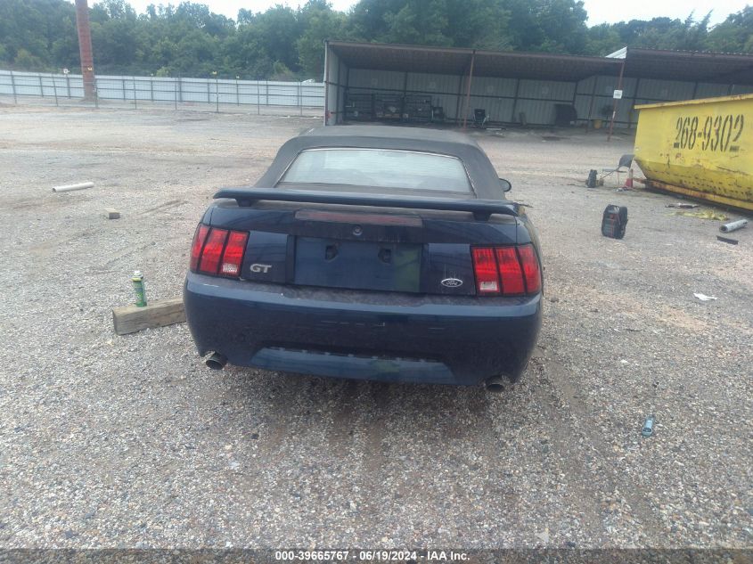 2002 Ford Mustang Gt VIN: 1FAFP45X92F229835 Lot: 39665767