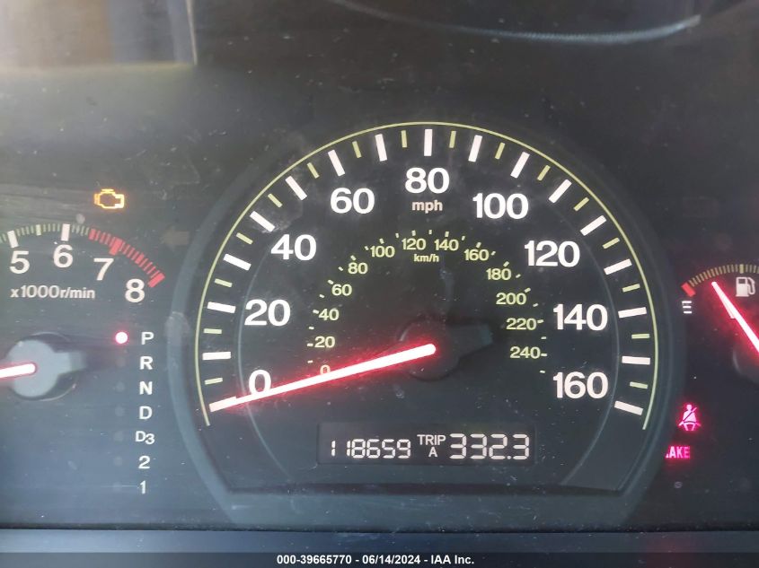 2004 Honda Accord 2.4 Lx VIN: JHMCM56324C038509 Lot: 39665770