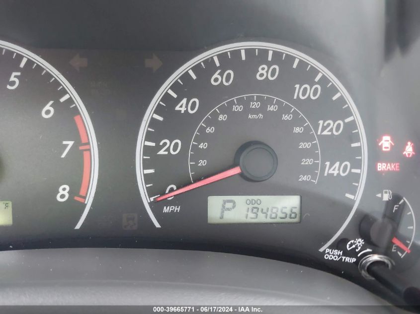 2009 Toyota Corolla Le VIN: 2T1BU40EX9C162303 Lot: 39665771