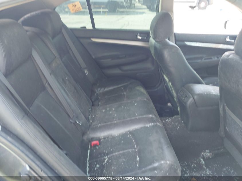 2012 Infiniti G25 Journey VIN: JN1DV6AP3CM812751 Lot: 39665775