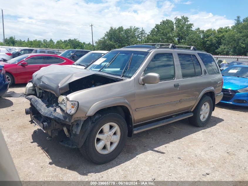 2001 Nissan Pathfinder Le VIN: JN8DR09X01W560580 Lot: 39665779