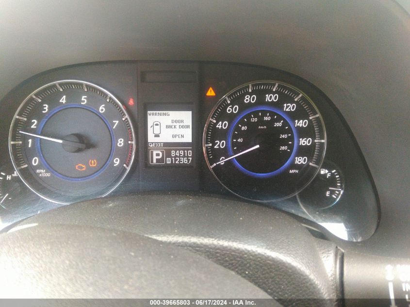 2013 Infiniti Fx37 VIN: JN8CS1MW9DM171750 Lot: 39665803