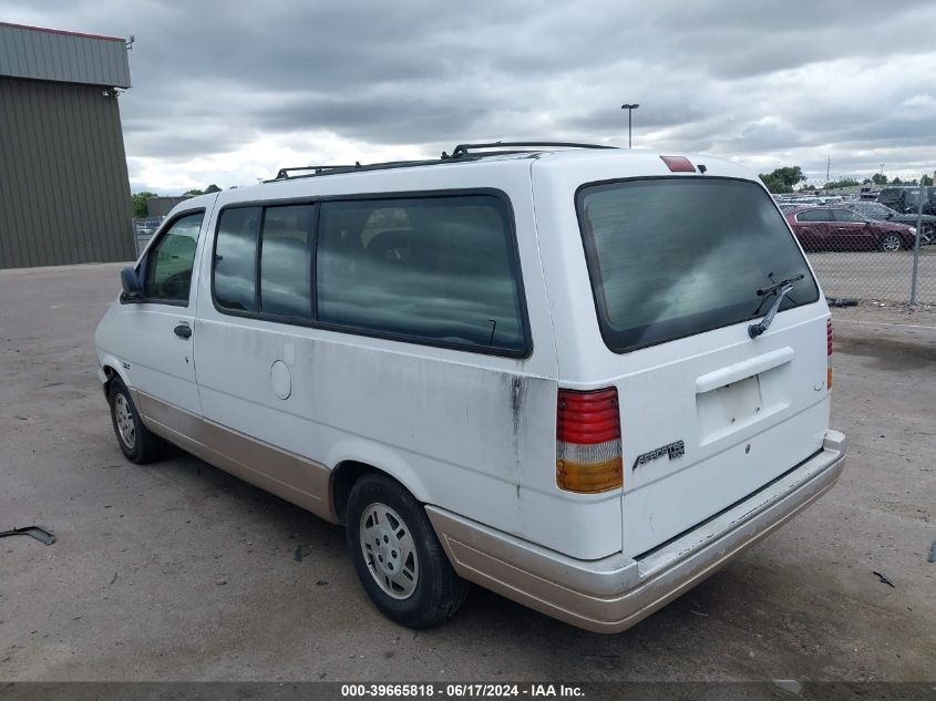 1995 Ford Aerostar VIN: 1FMDA41X8SZA80921 Lot: 39665818