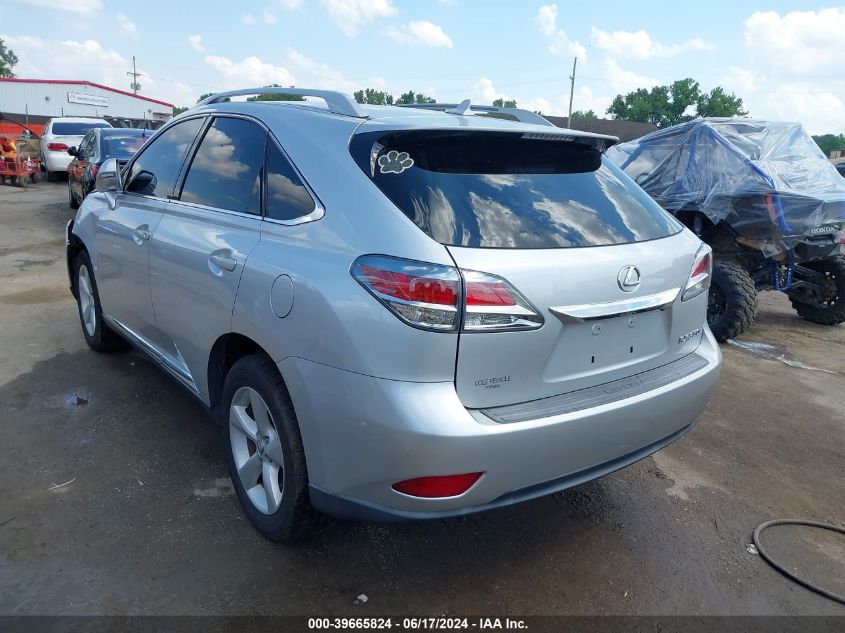 2013 Lexus Rx 350 VIN: 2T2BK1BA9DC209517 Lot: 39665824