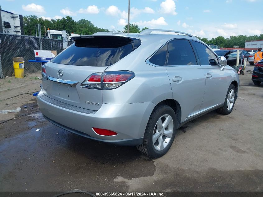 2013 Lexus Rx 350 VIN: 2T2BK1BA9DC209517 Lot: 39665824