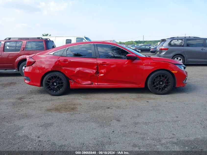 2019 Honda Civic Lx VIN: 2HGFC2F64KH543201 Lot: 39665848