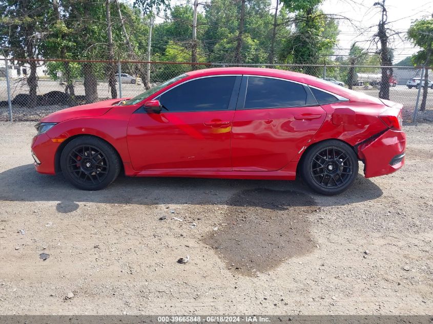 2019 Honda Civic Lx VIN: 2HGFC2F64KH543201 Lot: 39665848