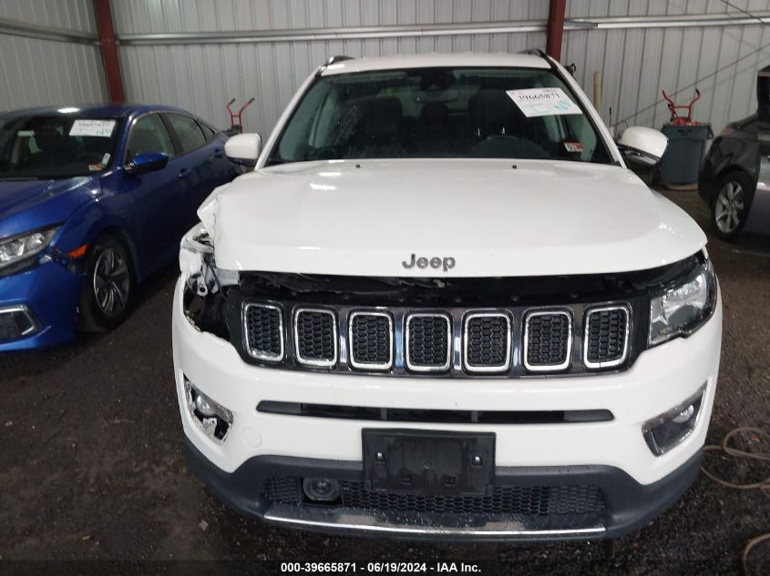 2021 Jeep Compass Limited Fwd VIN: 3C4NJCCB2MT531422 Lot: 39665871