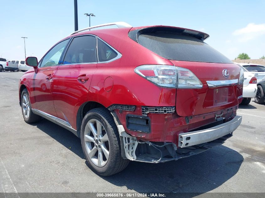 2011 Lexus Rx 350 VIN: 2T2ZK1BA5BC051513 Lot: 39665876