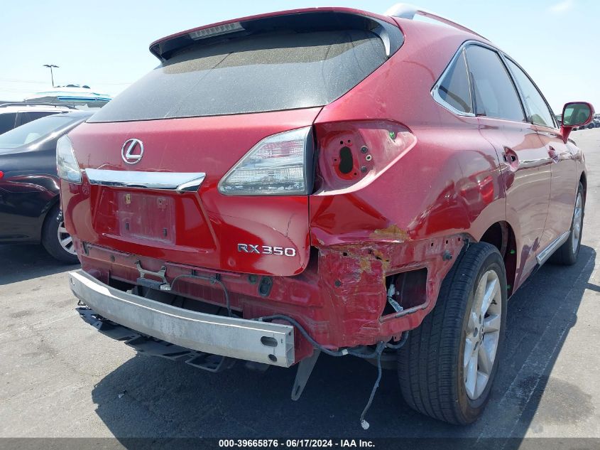 2011 Lexus Rx 350 VIN: 2T2ZK1BA5BC051513 Lot: 39665876