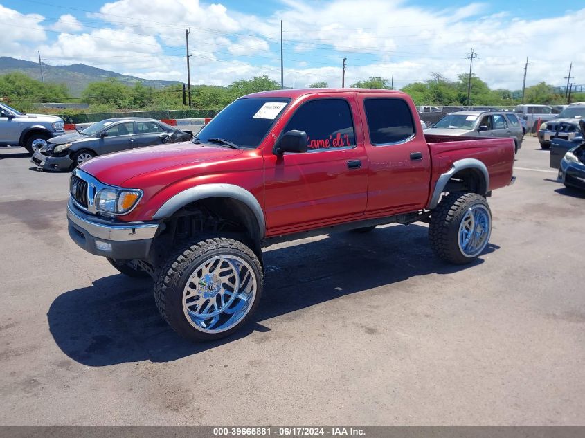 2001 Toyota Tacoma Prerunner V6 VIN: 5TEGN92N51Z835090 Lot: 39665881