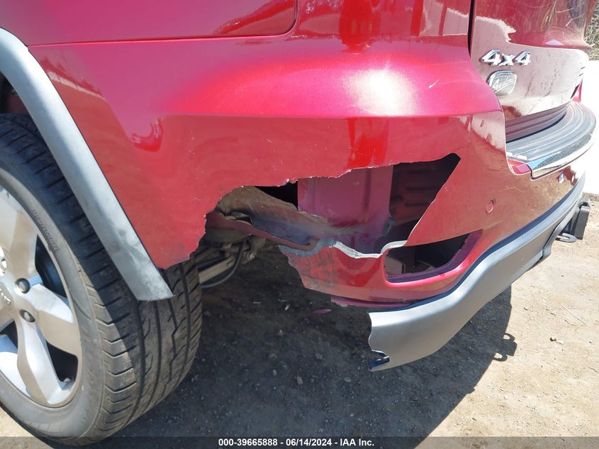 2012 Jeep Grand Cherokee Overland VIN: 1C4RJFCG6CC272555 Lot: 39665888