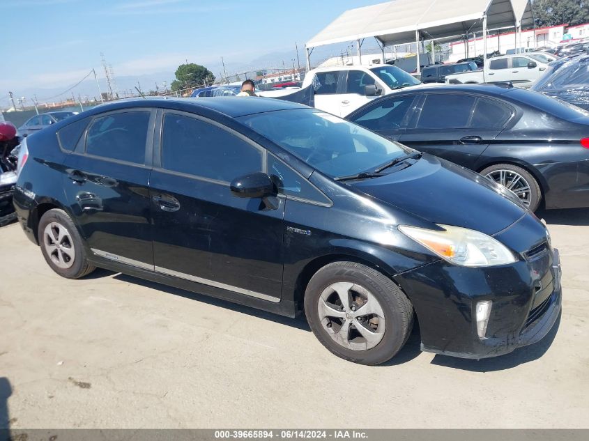 2014 Toyota Prius Two VIN: JTDKN3DUXE1746272 Lot: 39665894