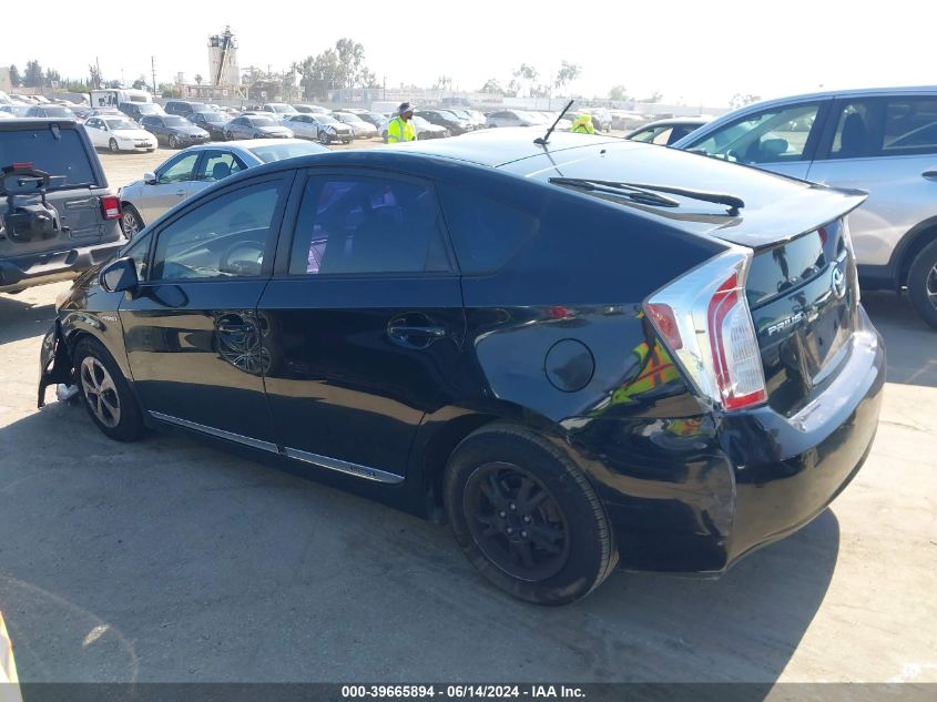 2014 Toyota Prius Two VIN: JTDKN3DUXE1746272 Lot: 39665894