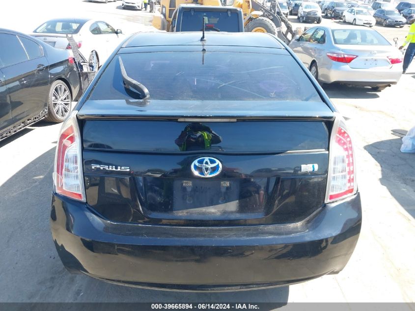 2014 Toyota Prius Two VIN: JTDKN3DUXE1746272 Lot: 39665894