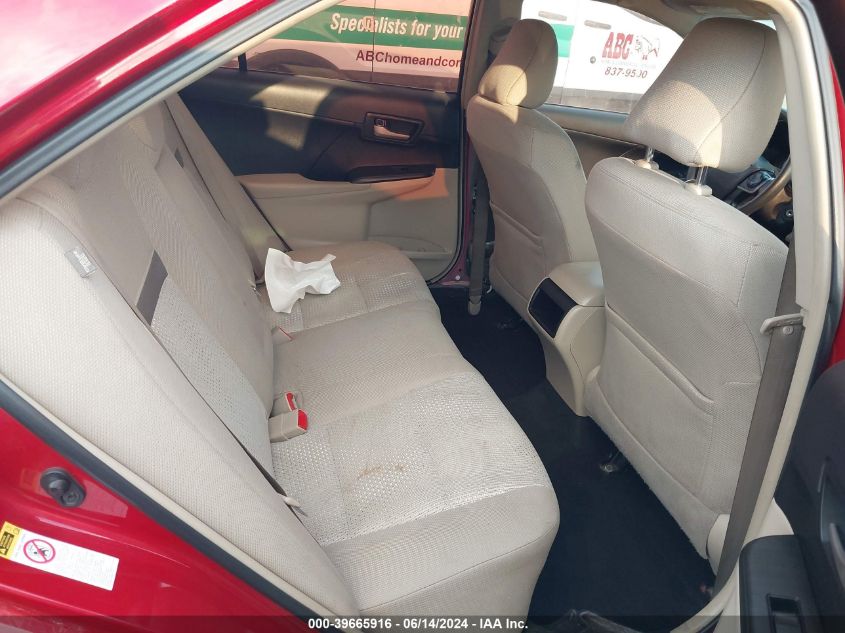 2014 Toyota Camry Le VIN: 4T1BF1FKXEU826534 Lot: 39665916