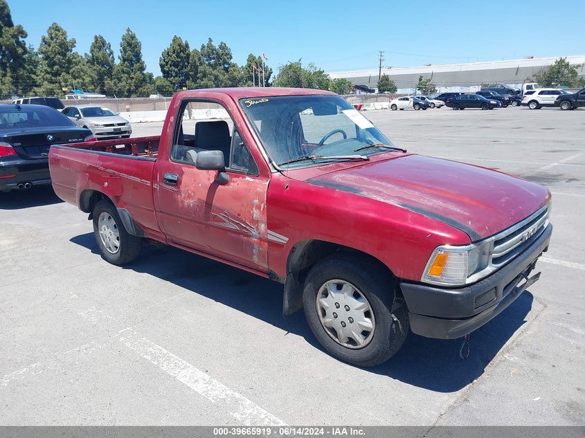 1992 Toyota Pickup 1/2 Ton Sht Wheelbase Dlx VIN: JT4RN81P7N0105337 Lot: 39665919