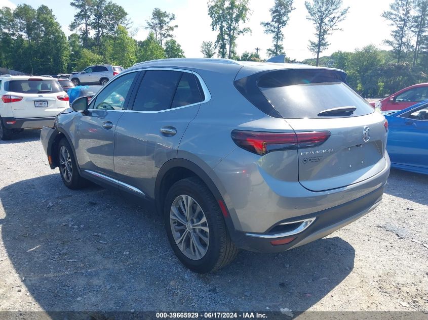 2023 Buick Envision Preferred Fwd VIN: LRBAZLR47PD033516 Lot: 39665929