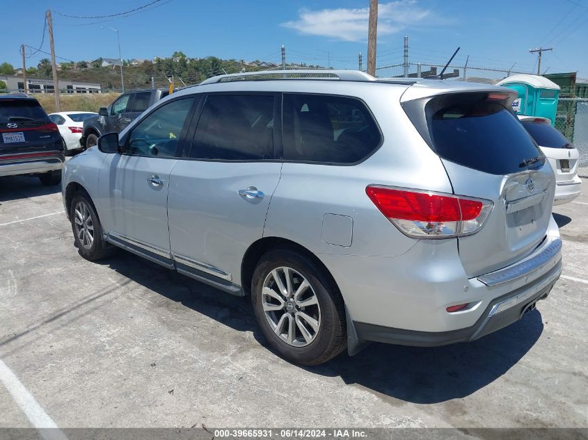 2014 Nissan Pathfinder Sl VIN: 5N1AR2MNXEC604037 Lot: 39665931