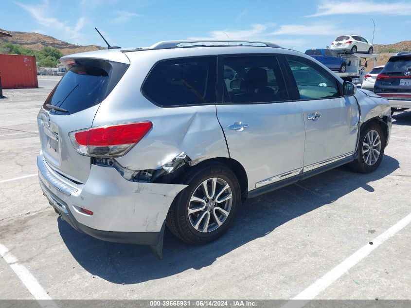 2014 Nissan Pathfinder Sl VIN: 5N1AR2MNXEC604037 Lot: 39665931