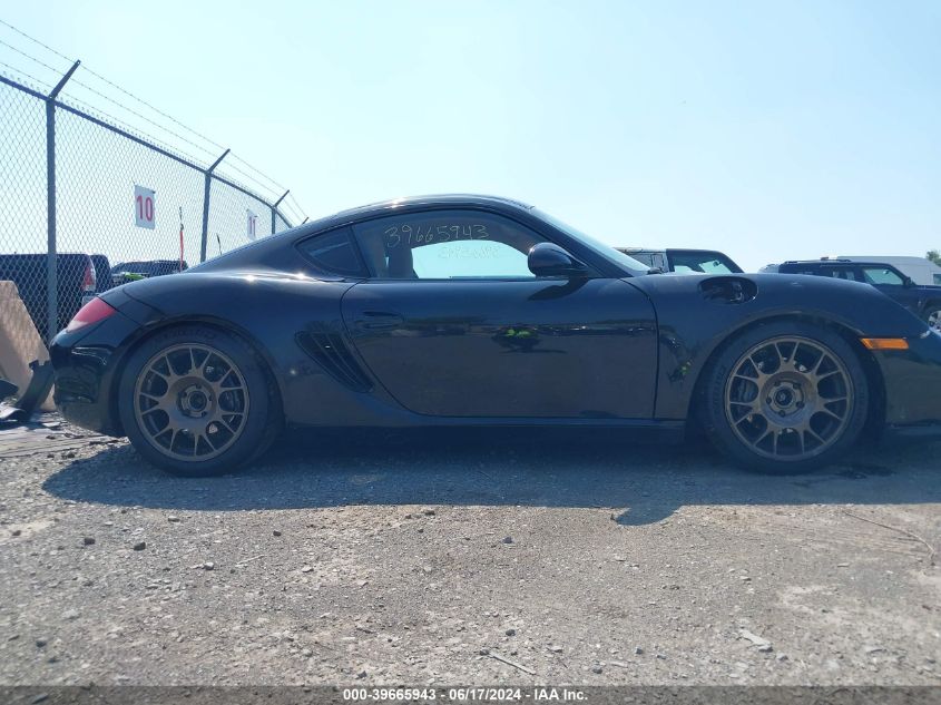 2009 Porsche Cayman VIN: WP0AA29899U760360 Lot: 39665943