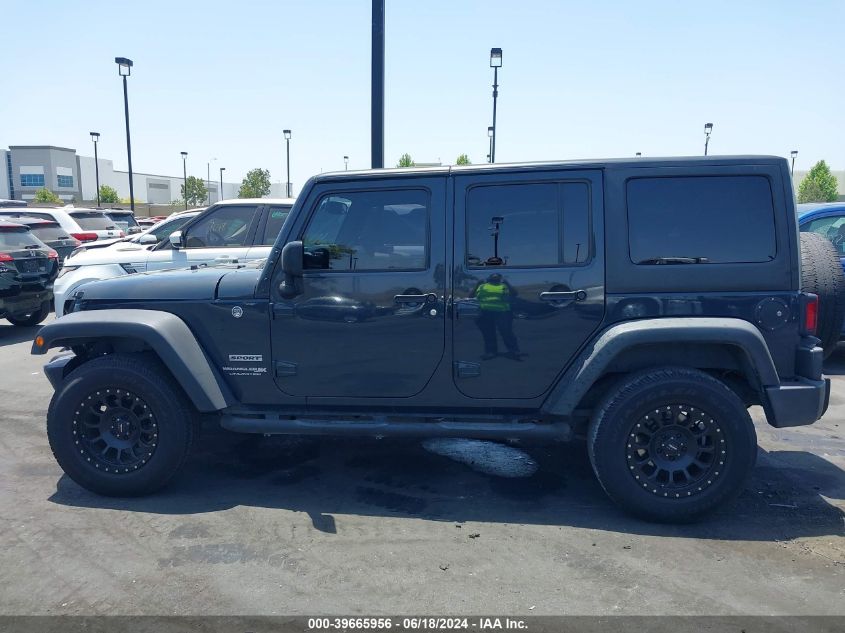 2018 Jeep Wrangler Jk Unlimited Sport S 4X4 VIN: 1C4BJWDG8JL894488 Lot: 39665956