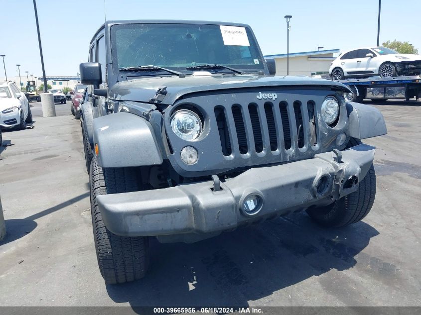 2018 Jeep Wrangler Jk Unlimited Sport S 4X4 VIN: 1C4BJWDG8JL894488 Lot: 39665956