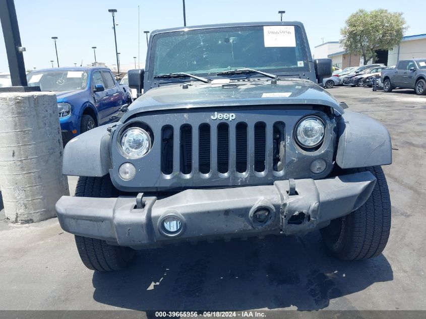 2018 Jeep Wrangler Jk Unlimited Sport S 4X4 VIN: 1C4BJWDG8JL894488 Lot: 39665956