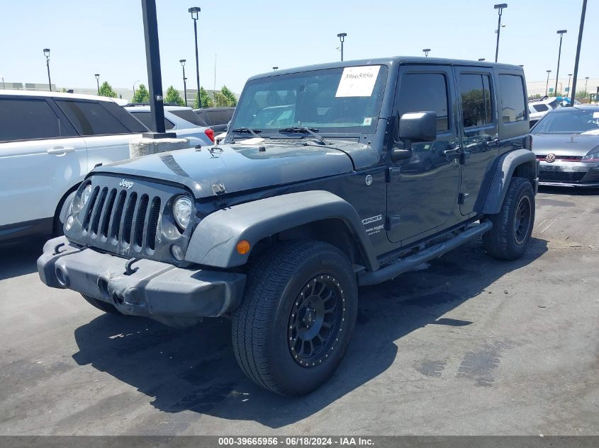 2018 Jeep Wrangler Jk Unlimited Sport S 4X4 VIN: 1C4BJWDG8JL894488 Lot: 39665956