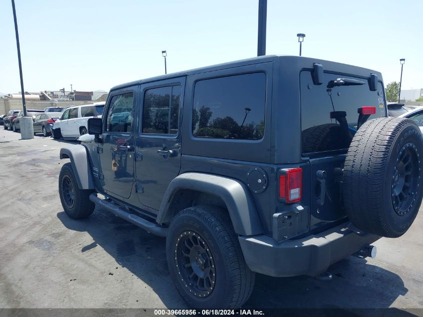 2018 Jeep Wrangler Jk Unlimited Sport S 4X4 VIN: 1C4BJWDG8JL894488 Lot: 39665956