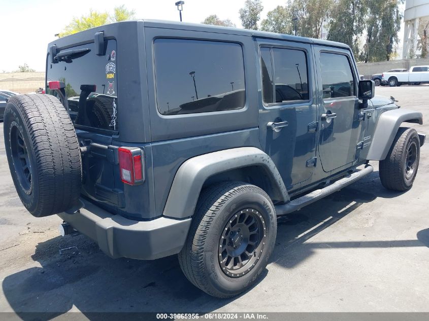 2018 Jeep Wrangler Jk Unlimited Sport S 4X4 VIN: 1C4BJWDG8JL894488 Lot: 39665956