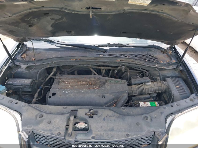 2001 Acura Mdx VIN: 2HNYD18221H531694 Lot: 39665986